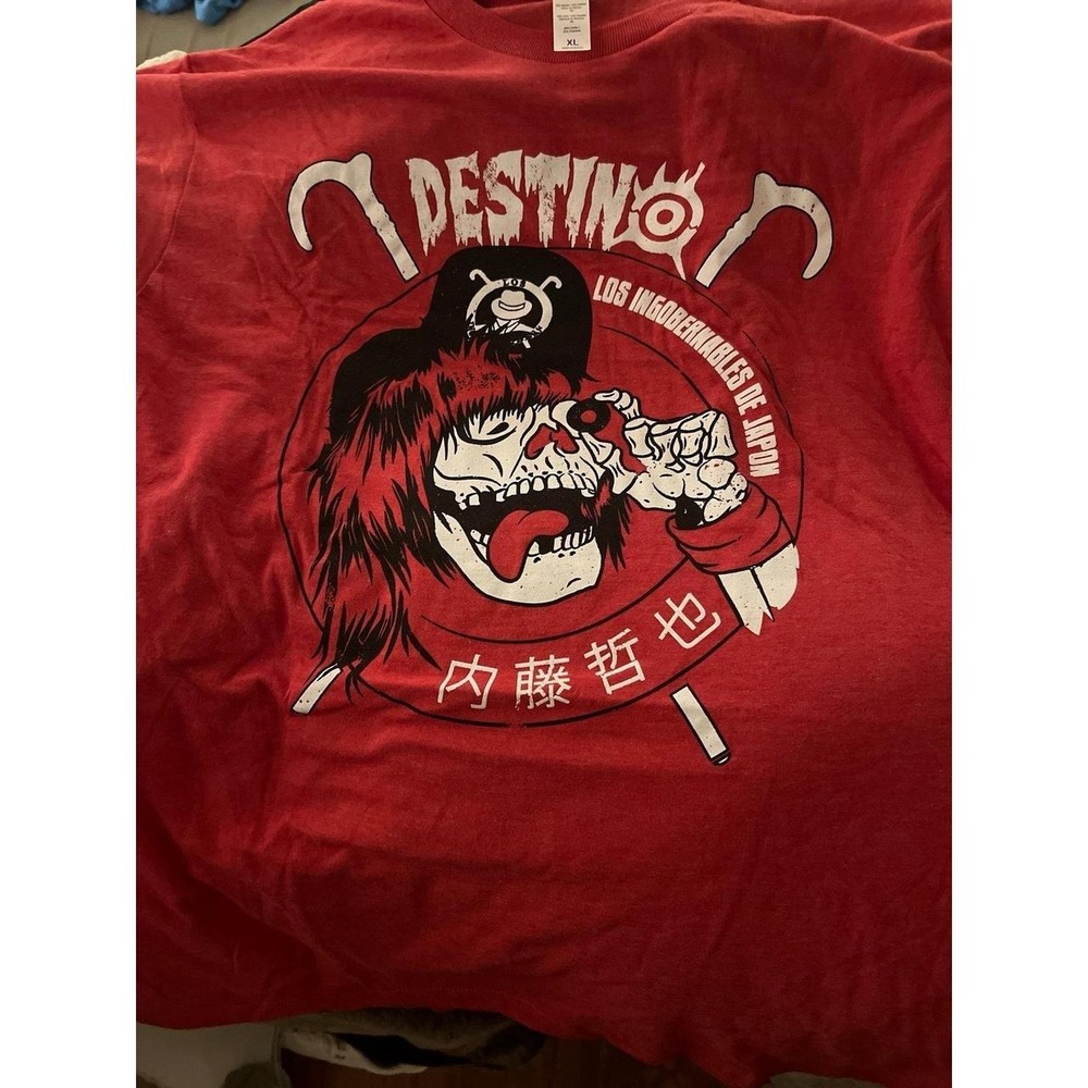 Los Ingobernables de Japon t-shirt - Destino - Tetsuya Naito PWtees XL New